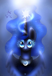 Size: 900x1300 | Tagged: safe, artist:joakaha, imported from derpibooru, princess luna, female, solo