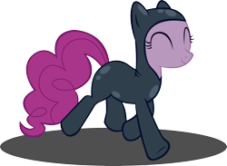 Size: 4400x3212 | Tagged: safe, artist:xxv0x5cr3amxx, imported from derpibooru, pinkie pie, it's about time, catsuit, female, simple background, solo, transparent background, vector