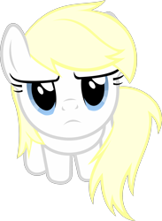 Size: 2000x2733 | Tagged: safe, artist:accu, edit, imported from derpibooru, part of a set, oc, oc only, oc:aryanne, earth pony, pony, angry, annoyed, badumsquish's kitties, cute, female, frown, glare, grumpy, looking at you, looking up, looking up at you, pet, show accurate, simple background, solo, transparent background, unhappy, vector