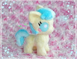 Size: 687x523 | Tagged: safe, artist:pinkuart, imported from derpibooru, coco pommel, pony, baby, baby pony, cute, foal, irl, photo, plushie