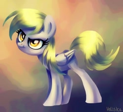 Size: 690x628 | Tagged: safe, artist:veliska, imported from derpibooru, derpy hooves, pegasus, pony, female, mare, solo