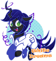 Size: 800x872 | Tagged: safe, artist:xwhitedreamsx, imported from derpibooru, oc, oc only, oc:dark matter, changeling, clothes, lab coat, simple background, solo, transparent background