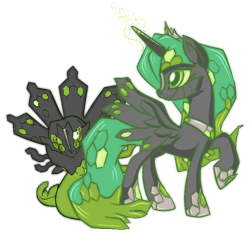 Size: 786x740 | Tagged: safe, artist:paintsplatter, imported from derpibooru, zygarde, pokémon, ponified, solo