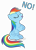 Size: 4319x6000 | Tagged: safe, artist:sollace, imported from derpibooru, rainbow dash, pegasus, pony, absurd resolution, crossed hooves, eyes closed, female, folded wings, mare, no, open mouth, reaction image, show accurate, simple background, sitting, solo, transparent background, vector