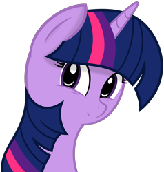 Size: 5340x5600 | Tagged: safe, artist:gifanon, artist:slb94, imported from derpibooru, twilight sparkle, absurd resolution, female, grin, simple background, smug, smuglight sparkle, solo, transparent background, vector