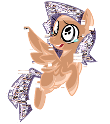 Size: 626x702 | Tagged: safe, artist:paintsplatter, imported from derpibooru, missingno, error, glitch, pokémon, ponified, solo