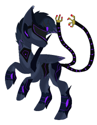 Size: 411x531 | Tagged: safe, artist:snugglescreen, imported from derpibooru, pony, ponified, solo, soundwave, transformers, transformers prime