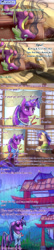 Size: 1280x5910 | Tagged: safe, artist:viwrastupr, imported from derpibooru, bon bon, spike, sweetie drops, twilight sparkle, comic:samurai twilight, alternate universe, clothes, cloven hooves, comic, japan, kimono (clothing), samurai twilight, tail wrap, tumblr