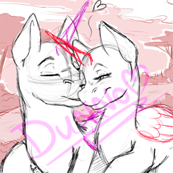 Size: 1024x1024 | Tagged: safe, artist:dunnowhattowrite, imported from derpibooru, advertisement, sketch, your character here