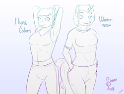 Size: 2100x1600 | Tagged: safe, artist:shatterfrost, derpibooru exclusive, imported from derpibooru, oc, oc only, anthro, armpits