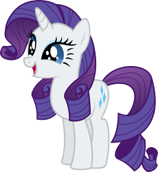 Size: 1883x2050 | Tagged: artist needed, dead source, source needed, safe, edit, imported from derpibooru, rarity, pony, unicorn, /mlp/, alternate hairstyle, cute, cutie mark, double mane, female, happy, mare, open mouth, raribetes, simple background, smiling, solo, transparent background, vector, wide eyes