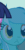 Size: 214x432 | Tagged: safe, imported from derpibooru, screencap, lyra heartstrings, twilight sparkle, pony, boast busters, :c, animated, animation error, blinking, cropped, female, frown, missing horn, solo focus