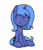 Size: 458x531 | Tagged: safe, artist:zacatron94, imported from derpibooru, princess luna, animated, cute, eyes closed, female, filly, headbob, lunabetes, s1 luna, simple background, sitting, smiling, solo, woona
