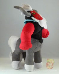 Size: 600x758 | Tagged: safe, artist:onlyfactory, imported from derpibooru, lord tirek, centaur, twilight's kingdom, bootleg, bracer, cloven hooves, colored hooves, cute, irl, male, nose piercing, nose ring, photo, piercing, plushie, season 4 villain, septum piercing, solo, tirebetes
