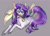 Size: 2500x1800 | Tagged: safe, artist:santagiera, imported from derpibooru, rarity, classical unicorn, bridle, female, flower, leonine tail, prone, solo