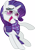 Size: 3841x5443 | Tagged: safe, artist:osipush, imported from derpibooru, rarity, pony, unicorn, alternate gender counterpart, bandana, female, simple background, solo, sunglasses, swoon, transparent background, vector