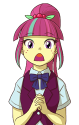 Size: 300x475 | Tagged: safe, artist:uotapo, edit, imported from derpibooru, sour sweet, equestria girls, friendship games, female, inverted mouth, solo