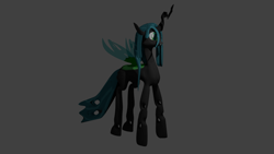 Size: 960x540 | Tagged: artist needed, source needed, safe, imported from derpibooru, queen chrysalis, 3d, cheeselegs, female, solo