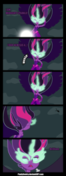 Size: 1125x3005 | Tagged: safe, artist:paulysentry, deleted from derpibooru, imported from derpibooru, sci-twi, sunset shimmer, twilight sparkle, equestria girls, friendship games, comic, midnight sparkle, parody, reference, scene parody, the incredibles