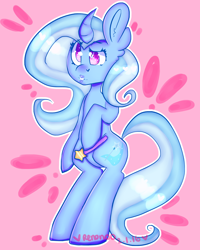 Size: 2336x2916 | Tagged: safe, artist:bunxl, imported from derpibooru, trixie, pony, unicorn, dexterous hooves, female, mare, solo, wand