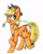 Size: 1282x1600 | Tagged: safe, artist:liza-jack, imported from derpibooru, applejack, crossed hooves, female, simple background, solo, straw, traditional art