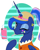 Size: 438x548 | Tagged: safe, artist:va1ly, imported from derpibooru, princess luna, cellphone, cute, female, hat, phone, smartphone, solo