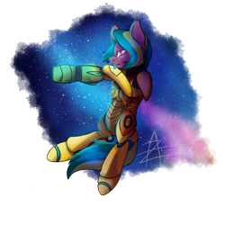 Size: 1600x1600 | Tagged: safe, artist:myralilth, imported from derpibooru, oc, oc only, oc:solace myst, clothes, cosplay, costume, metroid, solo