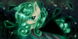 Size: 2000x1000 | Tagged: safe, artist:mlplunaprincess, imported from derpibooru, pony, one punch man, ponified, solo, tatsumaki (one punch man)