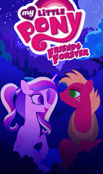 Size: 757x1279 | Tagged: safe, artist:carouselunique, imported from derpibooru, big macintosh, princess cadance, earth pony, pony, cadmac, comic cover, male, shipping, stallion, straight, teen princess cadance, teenage big macintosh, teenager, younger