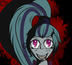 Size: 1056x963 | Tagged: safe, artist:lazerblues, imported from derpibooru, sonata dusk, equestria girls, rainbow rocks, creepy, female, solo