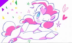 Size: 512x308 | Tagged: source needed, useless source url, safe, artist:naginiko, imported from derpibooru, pinkie pie, pony, cute, diapinkes, female, heart, heart eyes, one eye closed, solo, stars, wingding eyes, wink