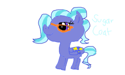 Size: 765x460 | Tagged: safe, artist:pokemongril762, imported from derpibooru, sugarcoat, pony, equestria girls ponified, female, ponified, solo