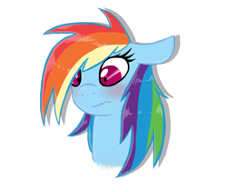 Size: 710x600 | Tagged: safe, artist:xxinfamouswormxx, imported from derpibooru, rainbow dash, pony, blushing, female, simple background, solo, transparent background