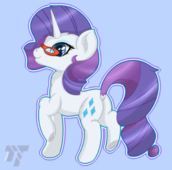 Size: 2733x2703 | Tagged: safe, artist:nexcoyotlgt, imported from derpibooru, rarity, female, glasses, solo