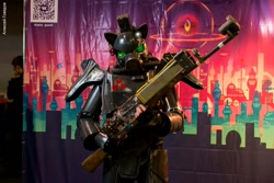 Size: 1024x683 | Tagged: safe, imported from derpibooru, oc, oc:steelhooves, human, fallout equestria, 2016, clothes, cosplay, costume, irl, irl human, photo, rubronycon