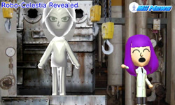 Size: 400x240 | Tagged: safe, imported from derpibooru, princess celestia, twilight sparkle, robot, mii, scientist, tomodachi life