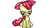 Size: 900x506 | Tagged: safe, artist:rainbowpiemlpfim, imported from derpibooru, apple bloom, female, grumpy, simple background, solo, transparent background