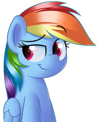 Size: 1125x1400 | Tagged: safe, artist:sykobelle, imported from derpibooru, rainbow dash, female, simple background, smug, solo, transparent background