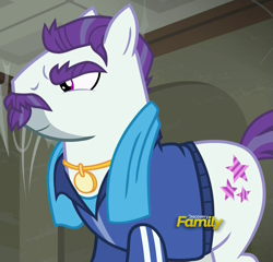 Size: 1049x1008 | Tagged: safe, imported from derpibooru, screencap, mr. stripes, pony, the saddle row review, discovery family logo, male, solo