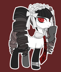 Size: 360x424 | Tagged: safe, artist:牛【仕事募集中】, imported from derpibooru, pony, celestia ludenberg, danganronpa, pixiv, ponified, solo