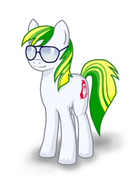 Size: 847x1062 | Tagged: artist needed, safe, imported from derpibooru, oc, oc only, oc:white night, earth pony, pony, brotherhood of nod, simple background, solo