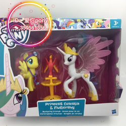 Size: 750x750 | Tagged: safe, imported from derpibooru, fluttershy, philomena, princess celestia, phoenix, a bird in the hoof, brushable, chinese, doctor fluttershy, female, hasbro, irl, official, photo, stethoscope, toy