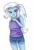 Size: 2362x3472 | Tagged: safe, artist:sumin6301, imported from derpibooru, trixie, equestria girls, clothes, cute, diatrixes, female, lipstick, looking at you, shorts, smiling, solo