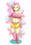 Size: 1024x1471 | Tagged: safe, artist:usagiforehead, imported from derpibooru, fluttershy, human, belly button, boots, boxing, boxing gloves, clothes, female, fit, humanized, martial arts, midriff, ponytail, side slit, skirt, solo, sports bra, trunks