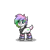 Size: 280x280 | Tagged: safe, imported from derpibooru, oc, oc only, oc:winter aurora, deer, deer pony, original species, pony, pony town, clothes, simple background, socks, solo, striped socks, transparent background