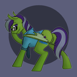 Size: 951x956 | Tagged: safe, artist:wallswhisper, imported from derpibooru, oc, oc only, oc:grey seeking dusk, bat pony, pony, smirk, solo, sunglasses