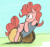 Size: 834x790 | Tagged: safe, artist:post-it, imported from derpibooru, pinkie pie, female, outdoors, party cannon, solo