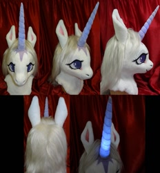 Size: 1189x1280 | Tagged: safe, artist:atalonthedeer, artist:dreamvisioncreations, imported from derpibooru, fursuit, irl, photo, ponified, the last unicorn