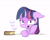 Size: 2000x1600 | Tagged: safe, artist:malphee, imported from derpibooru, twilight sparkle, book, dialogue, female, floppy ears, looking at you, open mouth, simple background, solo, that's gay, twilight is not amused, twilight sparkle is not amused, unamused, white background