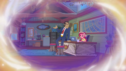 Size: 1920x1080 | Tagged: safe, imported from derpibooru, screencap, filthy rich, gloriosa daisy, equestria girls, legend of everfree, computer, dollar sign, laptop computer, mindscape